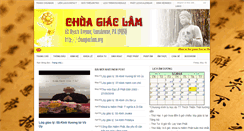 Desktop Screenshot of chuagiaclam.org